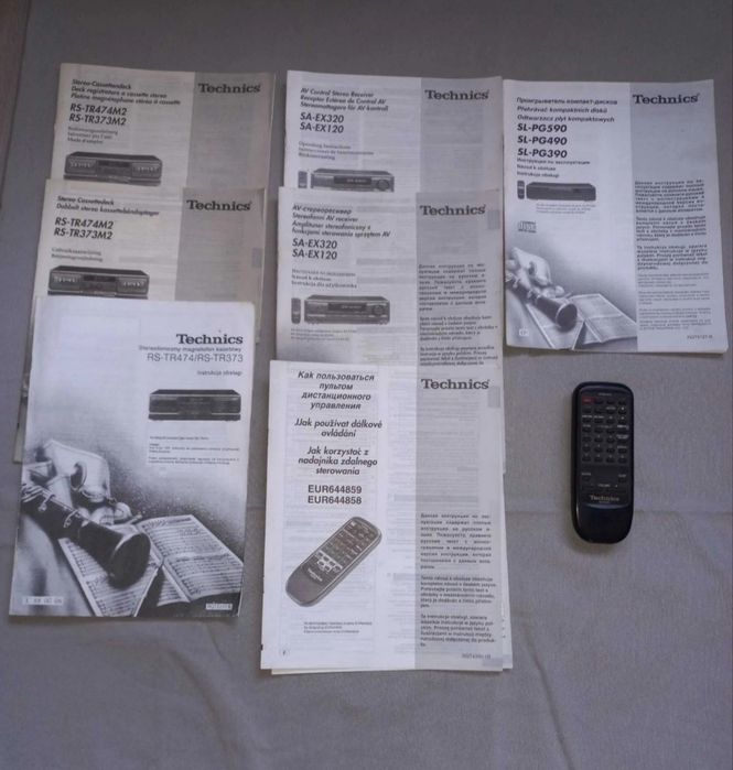 Zestaw Technics + adapter (gramofon) + kolumny Altus – koplet - stereo