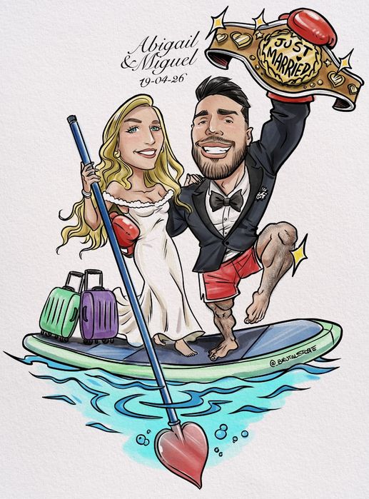 Caricaturas para Casamento
