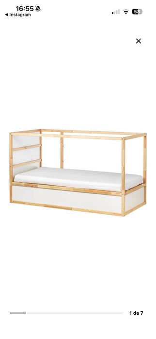 Cama reversível ikea