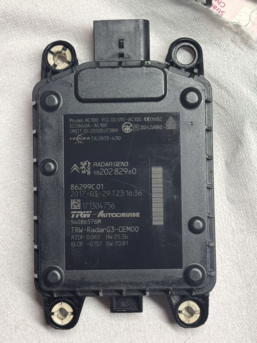 Radar Gen3 peugeot 3008 / 5008