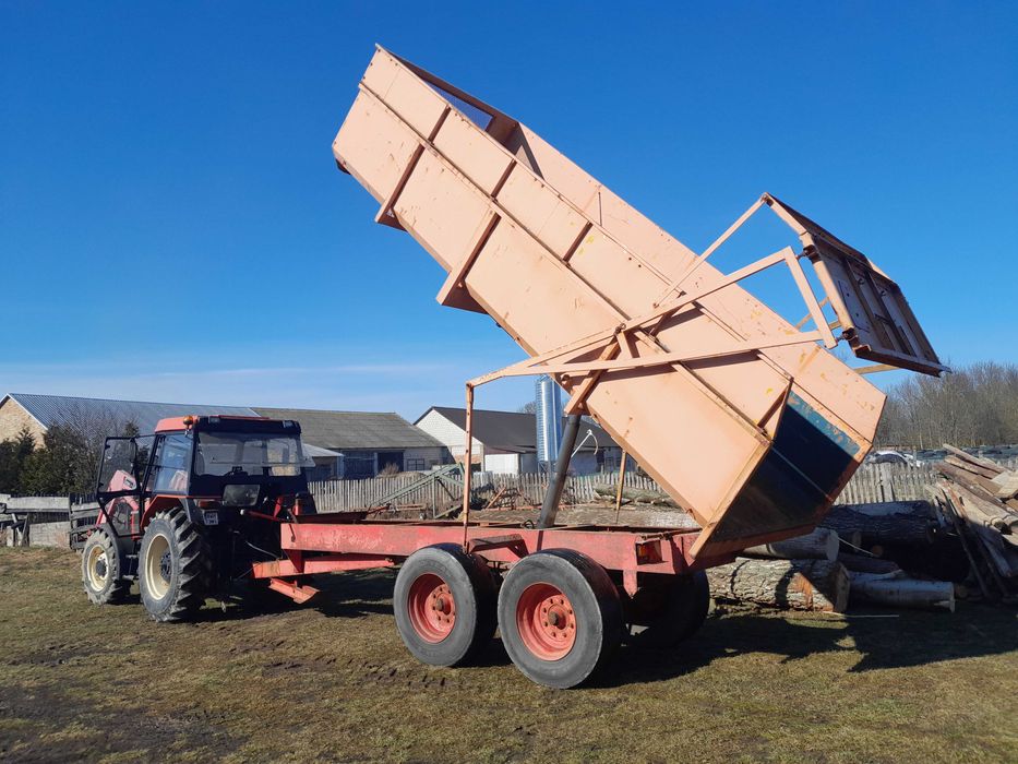 Przyczepa skorupowa, wywrotka