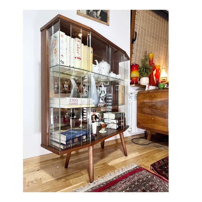 witryna serwantka gablota kredens vintage prl