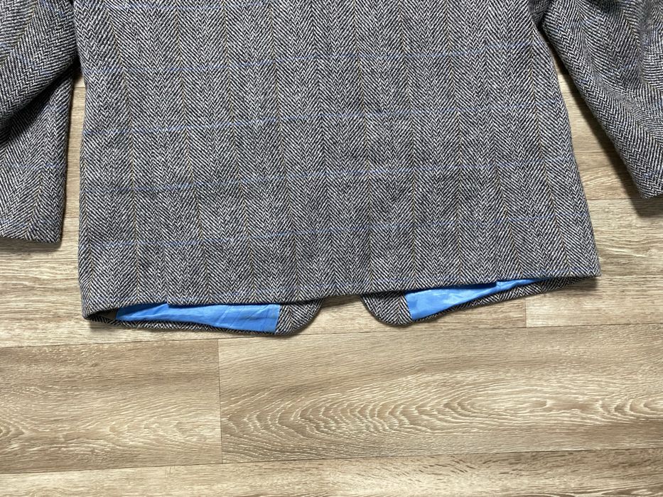 Harris Tweed Men’s Wool Blazer Grey Size 50S US 40S Шерстяний  Піджак