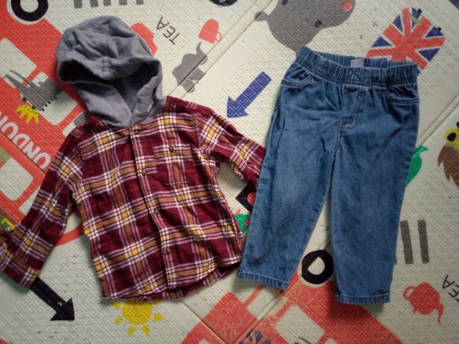 Костюм картерс сорочка джинси