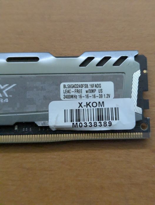 crucial ballistix - купить комплектующие для ПК - Цена на OLX.ua