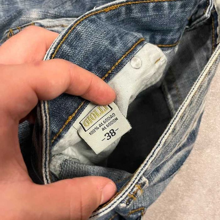 Vintage Szerokie Spodnie Y2K Rap Pocket Denim Pants Swag Trendy