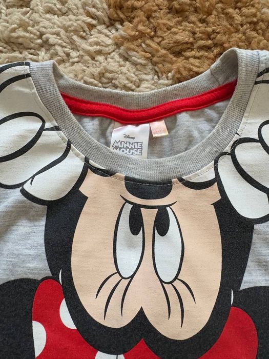 Дитячий світшот/лонгслів Minnie Mouse, Disney світло-сірий