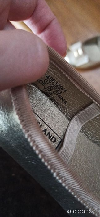 Дитячі балетки, туфлі для дівчаток, River Island, розмір 7/24