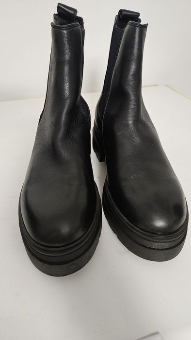 Nowe Buty botki sztyblety Tommy Hilfiger roz 39 skóra naturalna