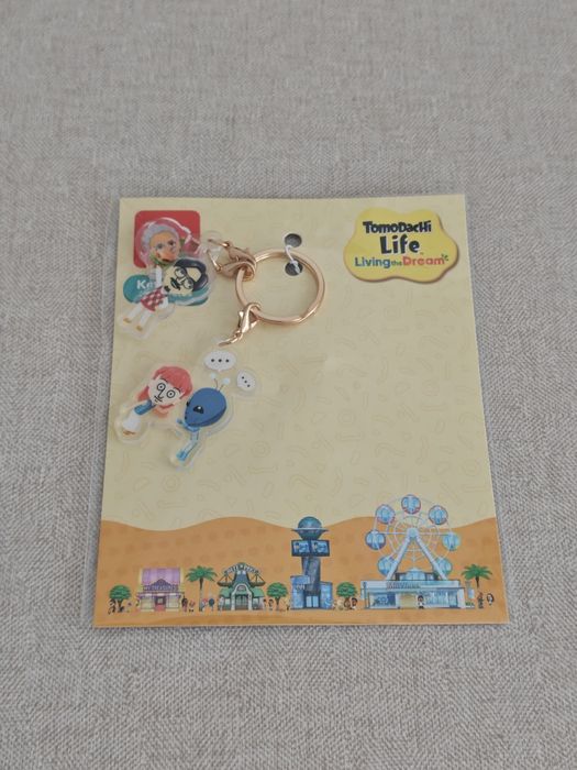 Porta-chaves Acrílico Tomodachi Life Living the Dream My Nintendo – Novo
