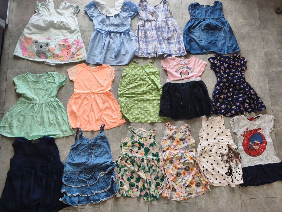 Ubranka dla dziewczynki 98-104 wiosenne