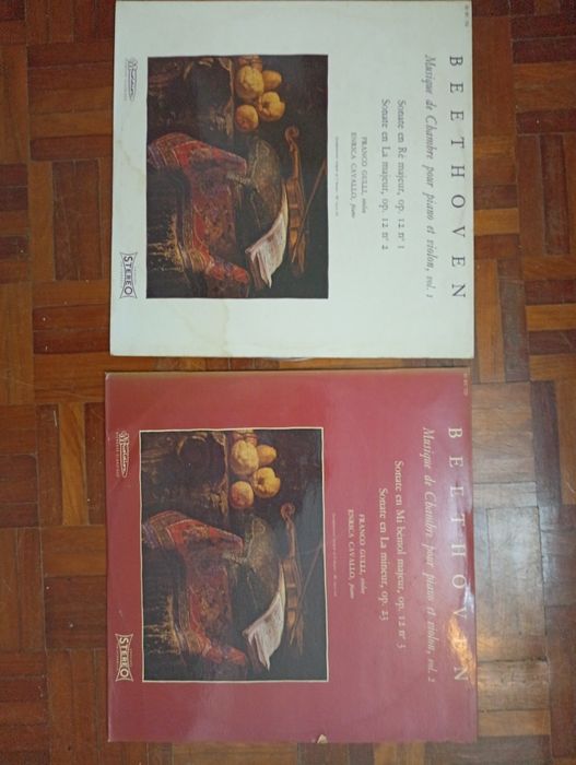 2x Beethoven - Musique De Chambre Pour Piano Violon Vol. I e II Vinil