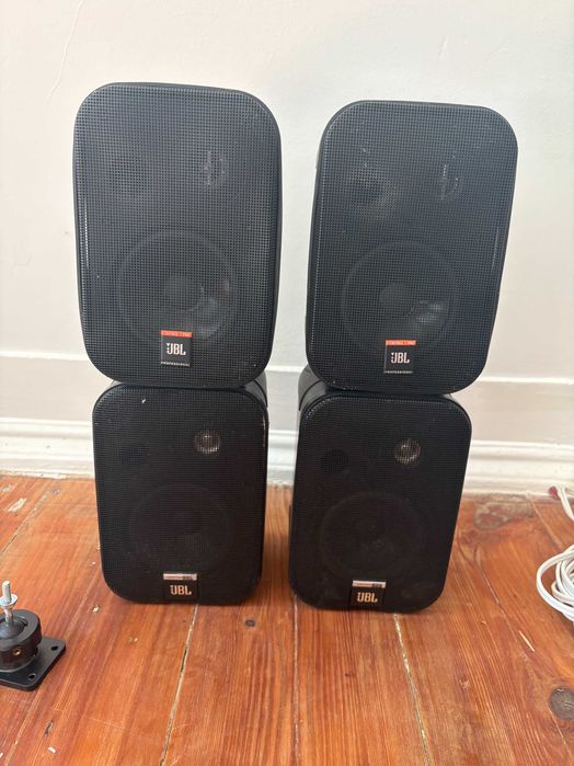 JBL Speaker Bundle - Control 1 Pro + Control ONE + Wall Mounts + Wire