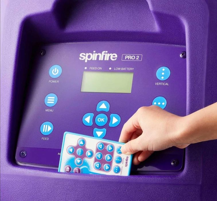 Maquina de lançar bolas - Spinshot Spin Fire Pro 2 – Excelente Estado