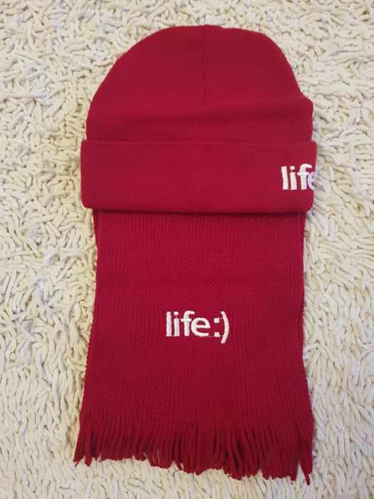 Шапка и шарф. Новые. Машинная вязка.