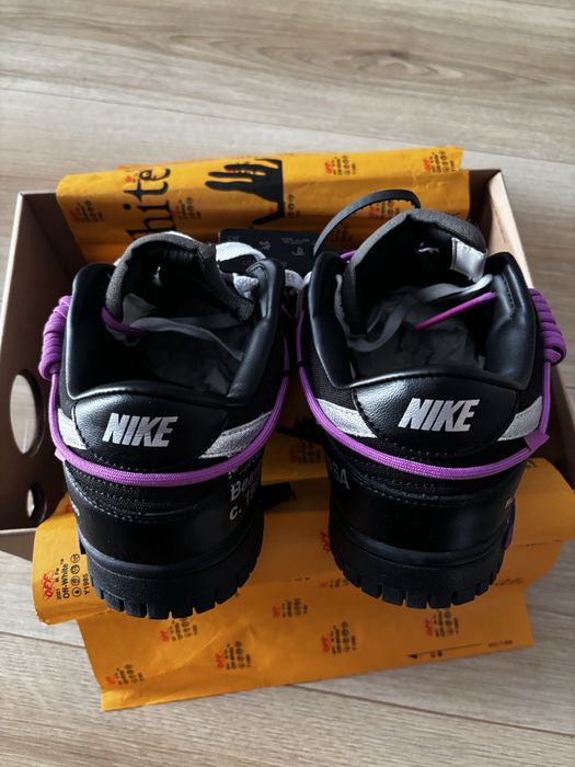 Nike dunk low 1 off white lot 50