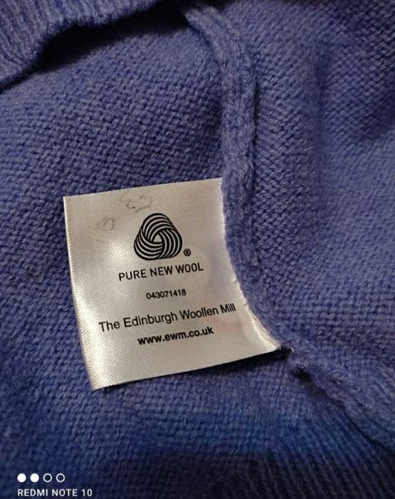 Ліловий джемпер 100% вовна