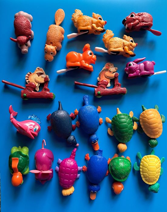 Zabawki z jajek kinder niespodzianek