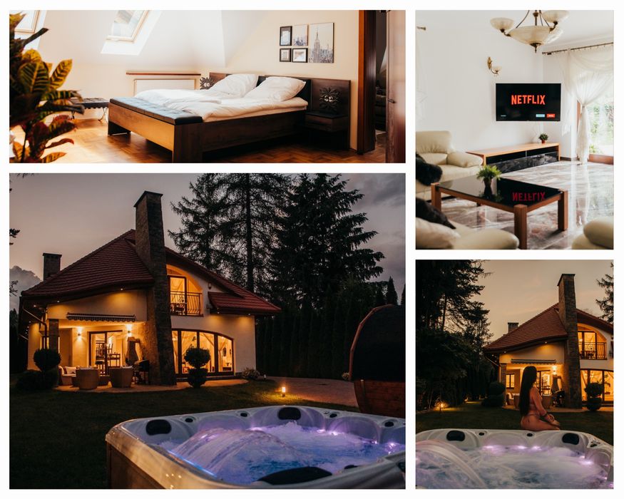 dom w górach willa balia JACUZZI SAUNA 17 osób grill ferie 2026 dzieci