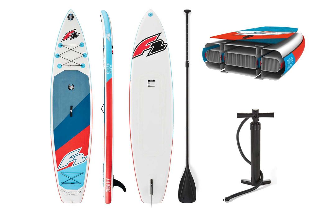 F2 markowa Deska SUP Touring 11'6 do pływania SZYBKA 150kg 351cm NOWA