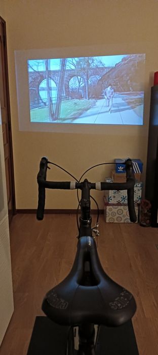 Rolo + Bicicleta de estrada (alumíno)