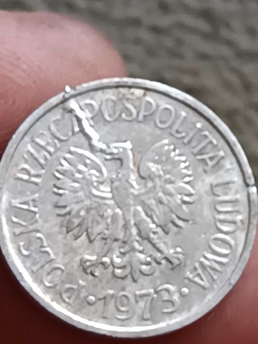 Sprzedam monetę 20 groszy 1973 r nalewka nad głową orła