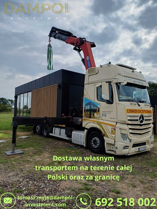 domek mobilny całoroczny - 6x3m/ kontener /domek letniskowy /ROD