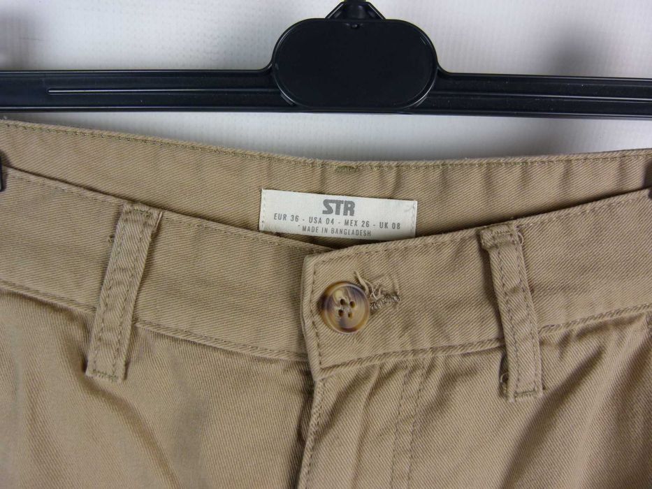 Stradivarius spodnie bojówki bawełna / 36 mex. 26