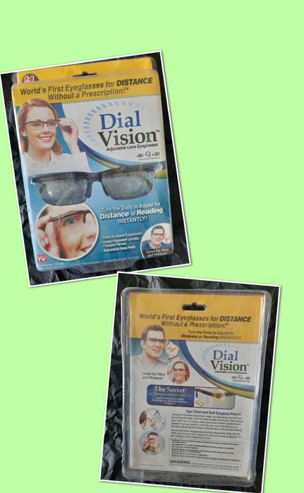 Dial Vision окуляри регулюванням лінз