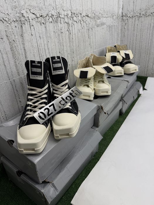 Converse x Rick Owens TURBORK HIGH SHOES 41 42 43 44