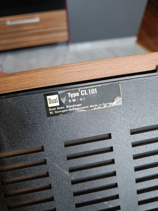 Gramofon  polski WG plus kolumny Dual do gramofonu