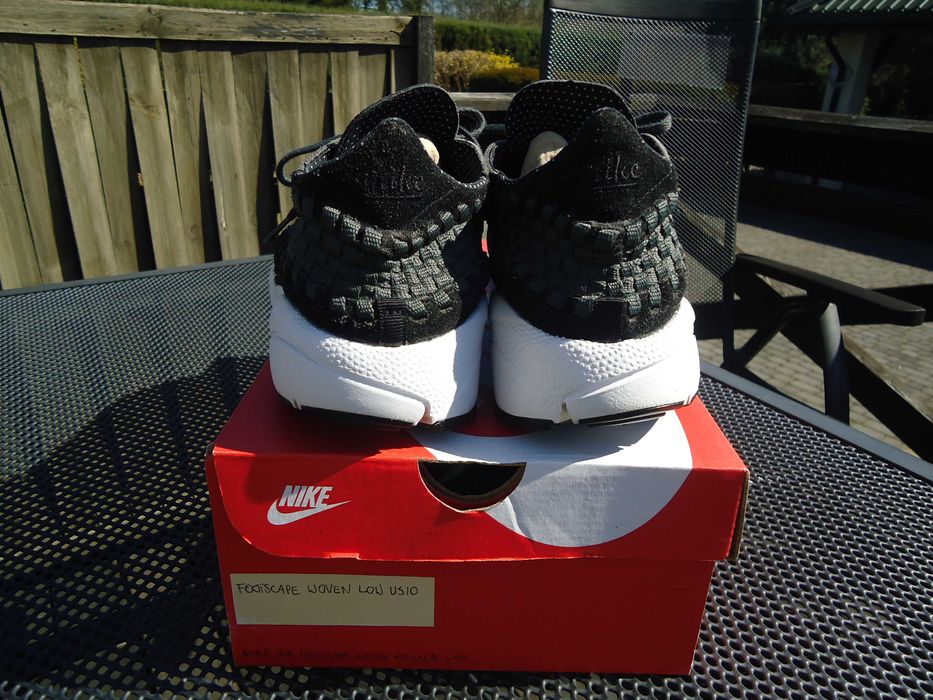 Nike Footscape Woven Black Anthracite us10 eu44
