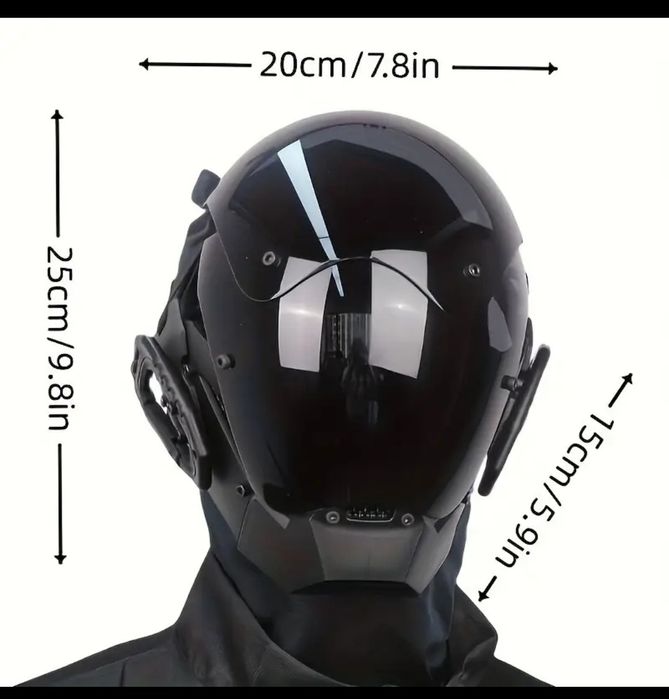 Косплей маска в стилі кіберпанк