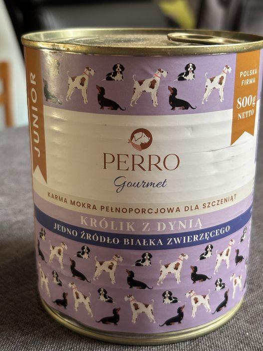 Karma perro królik z dynią 800gram /8sztuk