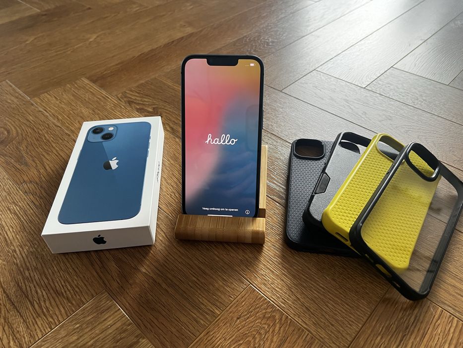 iPhone 13 Blue 128GB - bateria 84% - stan idealny