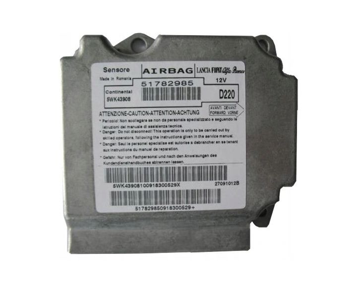 FIAT 500 / Bravo SRS sensor airbag NAPRAWA