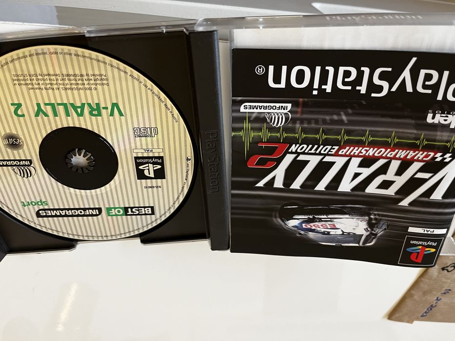 V rally 2 ps1 como novo