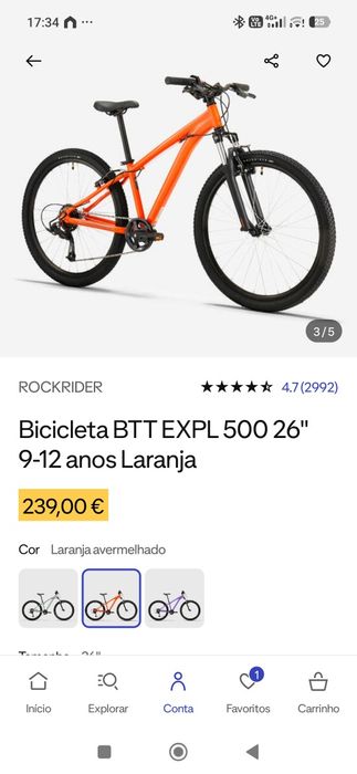 Bicicleta BTT 26"