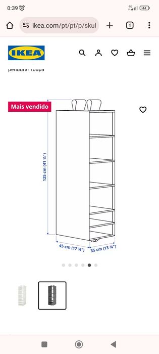 Skubb ikea armario arrumação