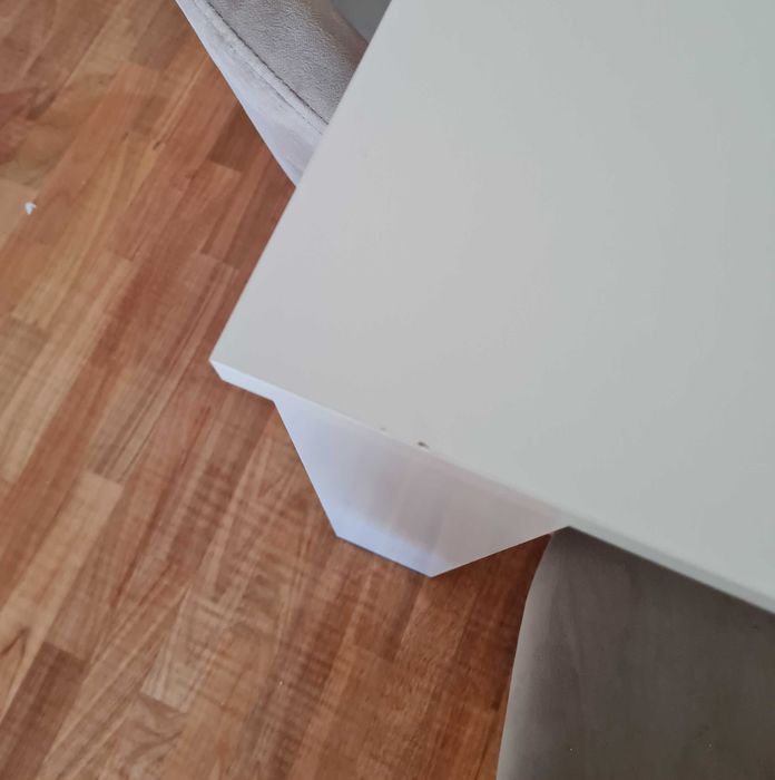 Mesa de jantar extensível em Branco - BALKIS