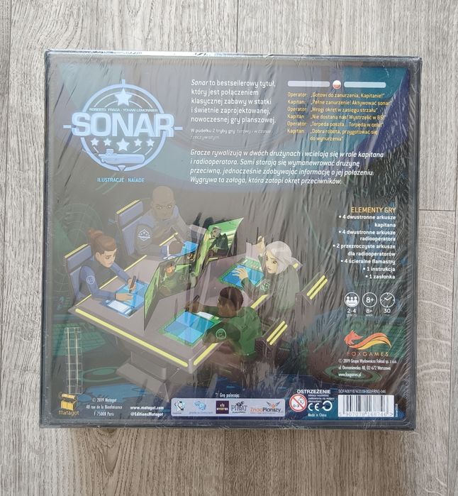 Sonar - nowa gra planszowa w folii