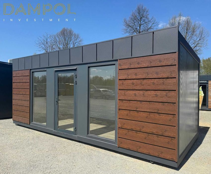 Pawilon/Kontener Handlowy Biurowy 7x3-Producent szybka realizacja