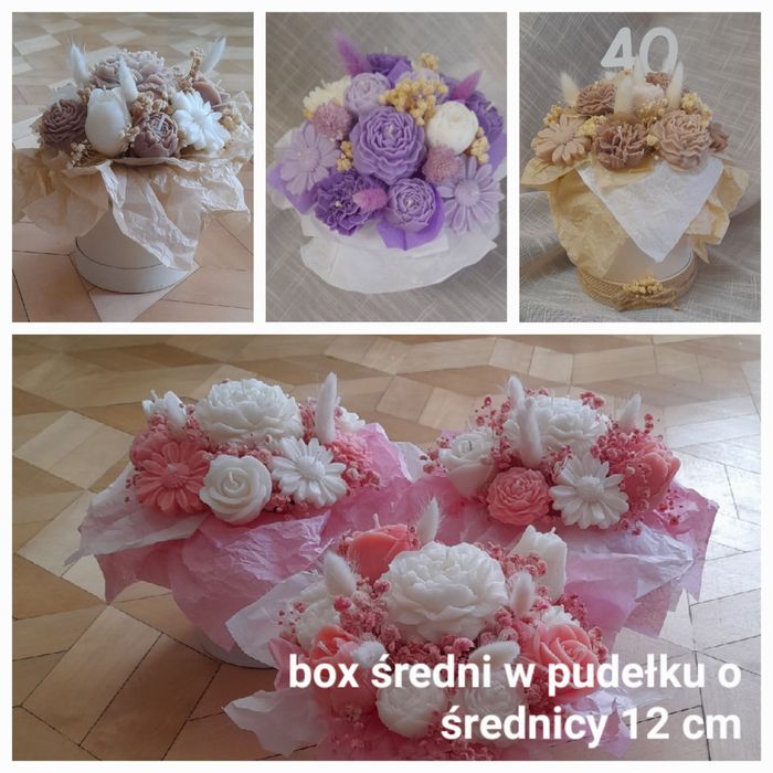 Mini flowerbox ze świec sojowych