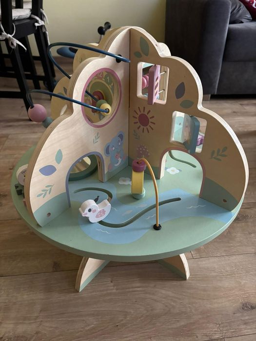 Stolik edukacyjny drewniany dla dzieci