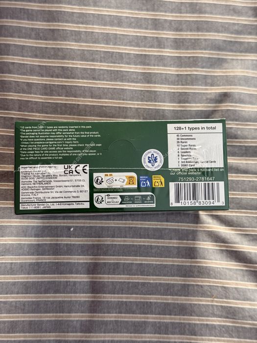 One Piece TCG Op12 Legacy of the master Booster box