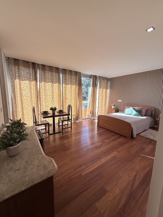 Suite com varanda vista de mar