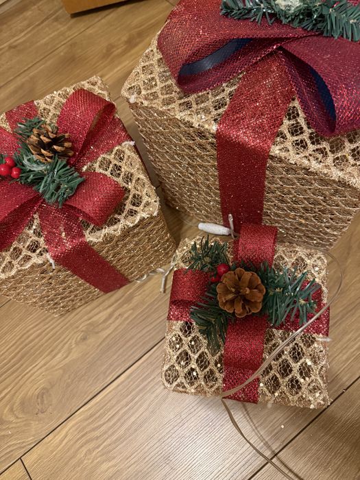 Набір декоратичний новорчіних світилтникві 3 шт.