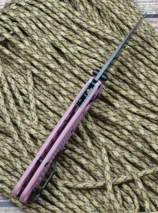 Брелок EDC фолдер Benchmade 533 Mini Bugout pink barbie
