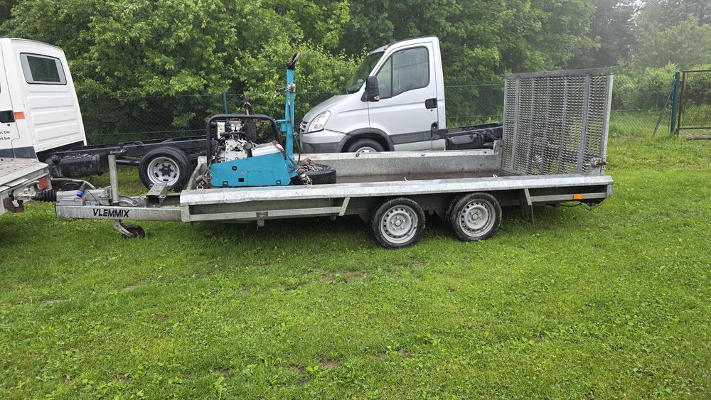 Przyczepa lawetat pod koparki Vlemmix 3500kg dmc