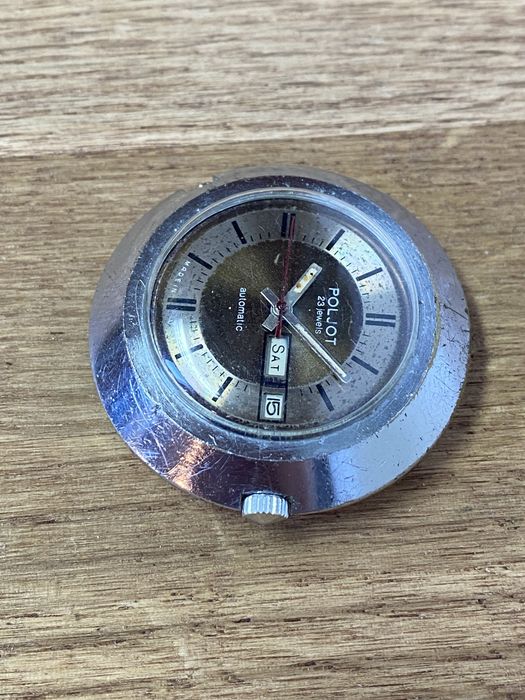 Zegarek poljot ufo automat 23 kamieni